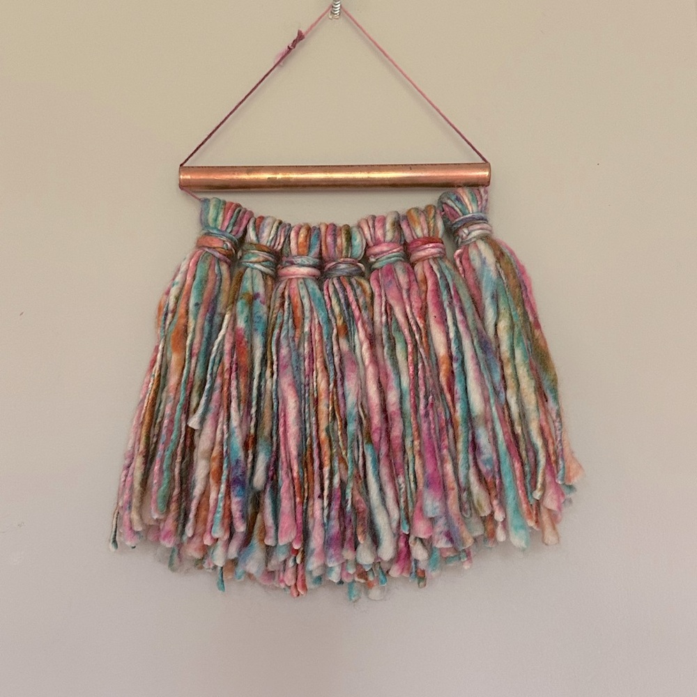 Beautiful handmade wall weaving